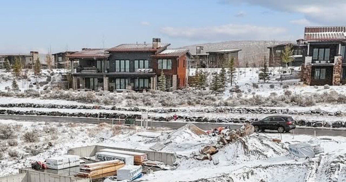 Cold-weather concrete placement at a Park City construction site